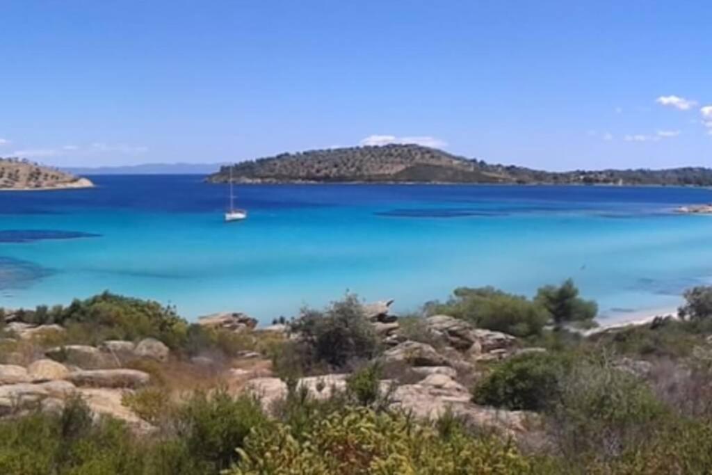 Havikee, Private Beach Villa! Órmosz Panajász Kültér fotó
